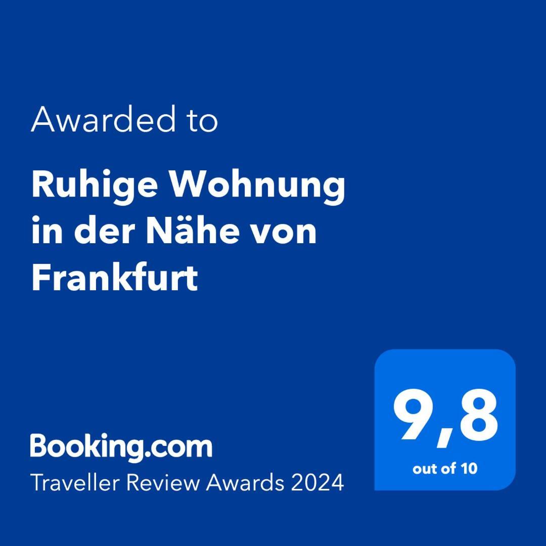 Ruhige Wohnung In Der Naehe Von Frankfurt Kelkheim Extérieur photo